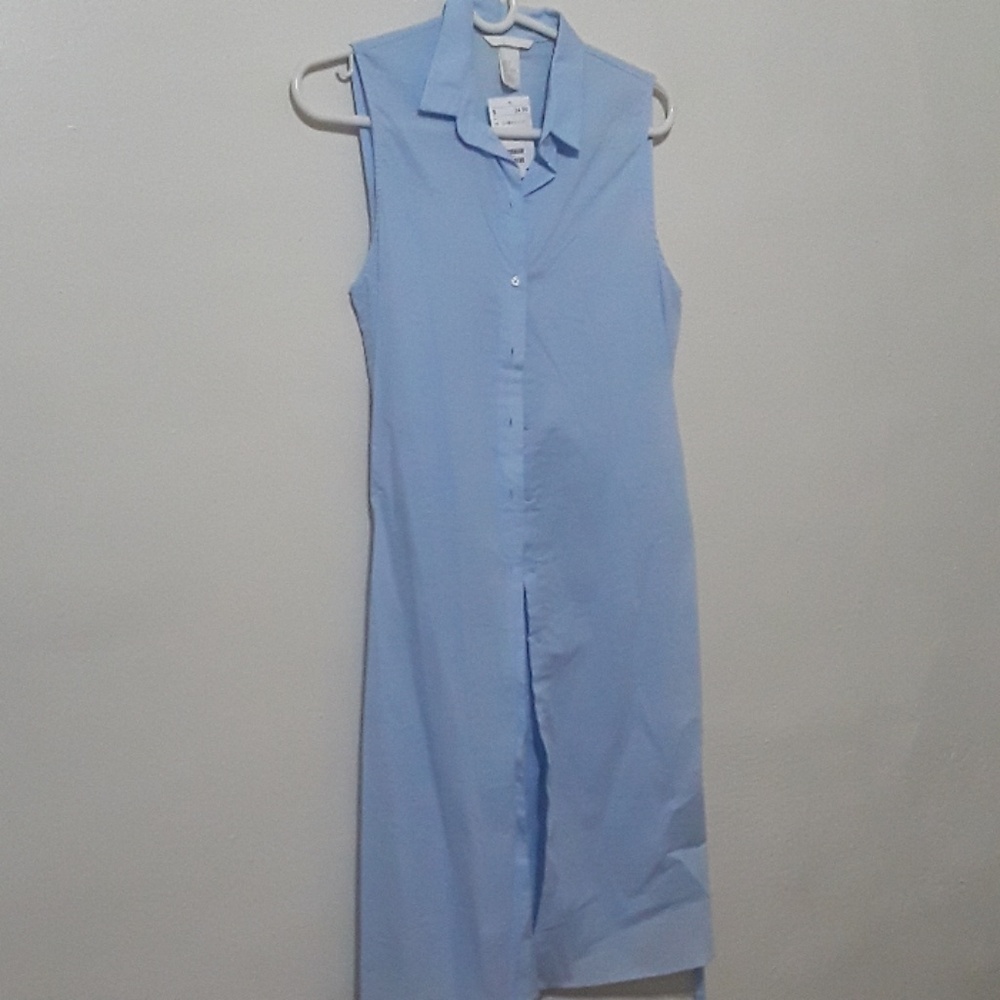 H&M baby blue dress